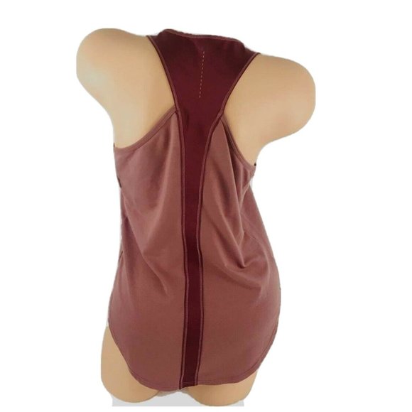 Royal Robbins Women's Top Small Red Merlot Athletic Gym Racerback Sleeveless - Picture 3 of 9